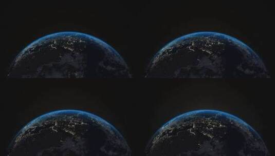 地球在宇宙中高清在线视频素材下载