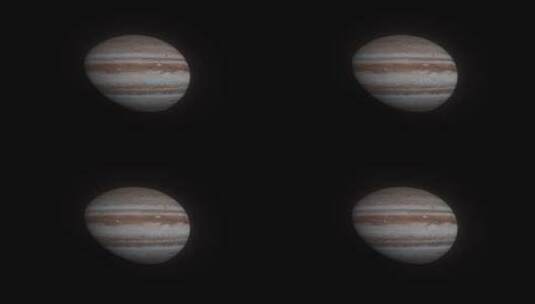 木星太阳系行星星体合成通道素材高清在线视频素材下载
