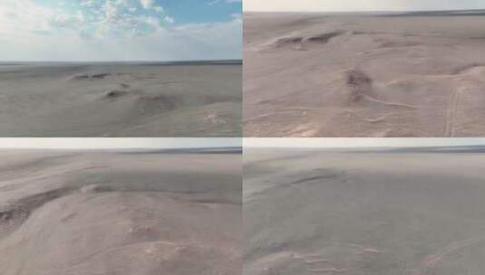 航拍新疆哈密大海道无人区荒漠山谷道路高清在线视频素材下载