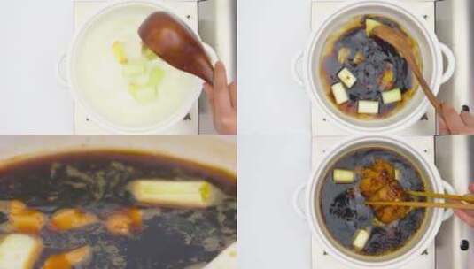 卤肉卷的做法高清在线视频素材下载