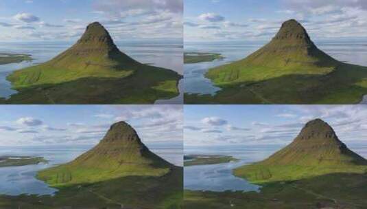 冰岛的山脉高清在线视频素材下载