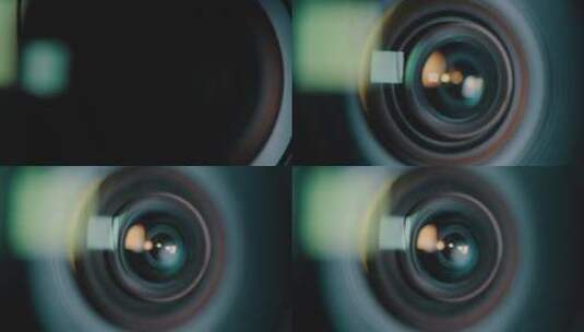 特写相机镜头光圈开合高清在线视频素材下载