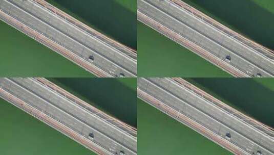 南宁良庆大桥航拍 邕江 江景 高速公路高清在线视频素材下载