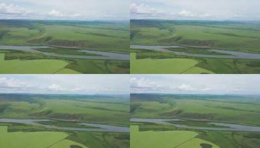 世界最大的农作物太极图 奥洛契庄园高清在线视频素材下载