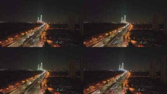 上海徐浦大桥航拍高清在线视频素材下载