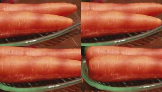 明目胡萝卜素蔬菜高清在线视频素材下载