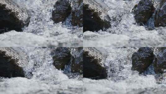 矿泉水水源慢镜头高清在线视频素材下载