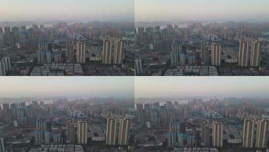 湖北武汉城市建设航拍高清在线视频素材下载