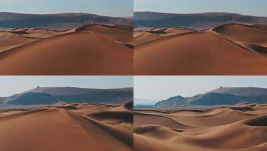 辽阔的金色沙漠高清在线视频素材下载