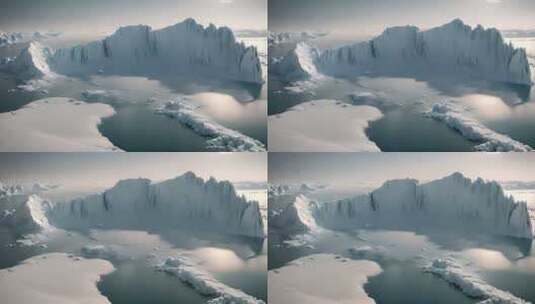 极地冰川景观高清在线视频素材下载