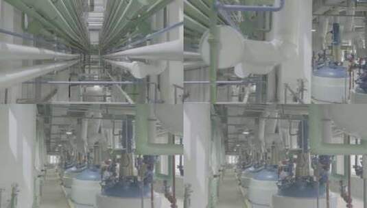 化工厂化学品药品锂电池电解液车间工厂02高清在线视频素材下载