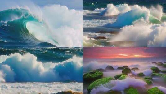 「有版权」原创大海海浪合集4K高清在线视频素材下载