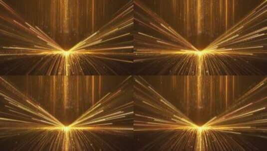 金色粒子舞台背景高清在线视频素材下载