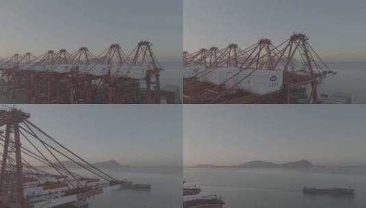 港口 运输高清在线视频素材下载