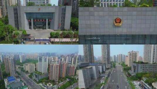 4K重庆九龙坡公安局九龙坡区公安局高清在线视频素材下载