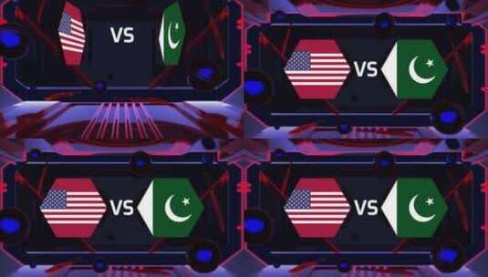 美国vs巴基斯坦高清在线视频素材下载