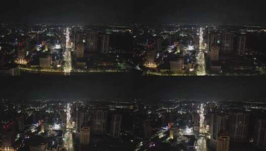 广东中山市城市夜景灯光高清在线视频素材下载