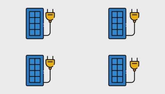 太阳能图标包高清在线视频素材下载