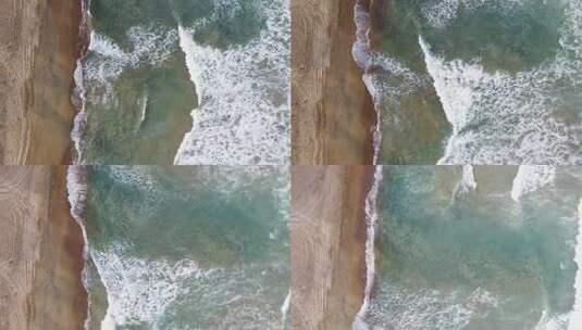 大海海浪海水浪花高清在线视频素材下载