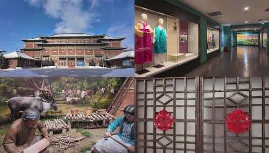 呼伦贝尔民族博物馆合集高清在线视频素材下载
