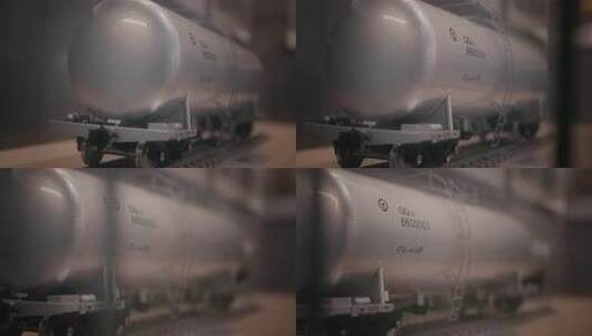 银色火车车厢特写高清在线视频素材下载