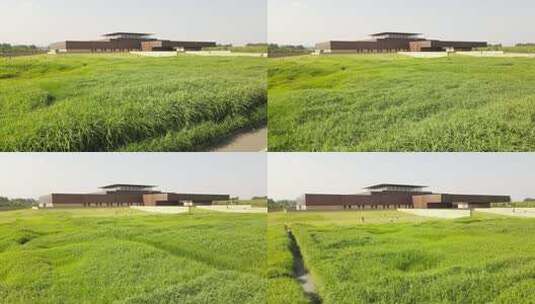 二里头夏都遗址博物馆高清在线视频素材下载