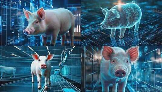 科技养殖智能农业养殖技术农业科技现代化养高清在线视频素材下载