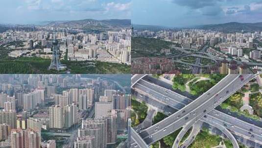 西宁航拍大景视频素材高清在线视频素材下载