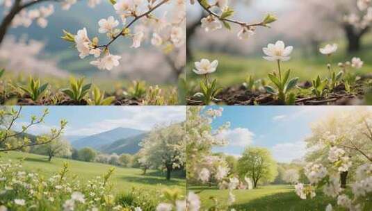 春季开始，万物复苏高清在线视频素材下载