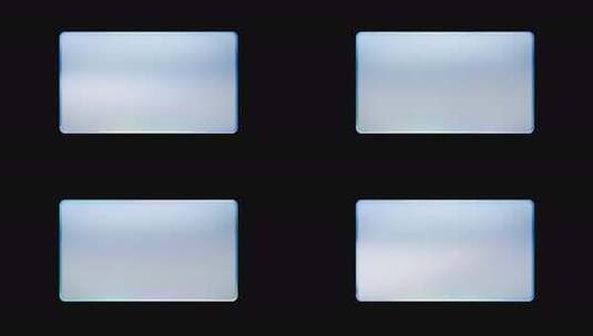 蓝色视频框文字框高清在线视频素材下载