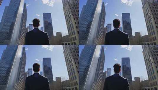 商务人士的城市梦想高清在线视频素材下载