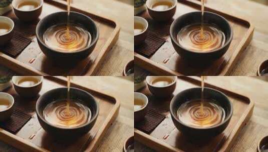 中秋节功夫茶道传统文化慢生活视频高清在线视频素材下载