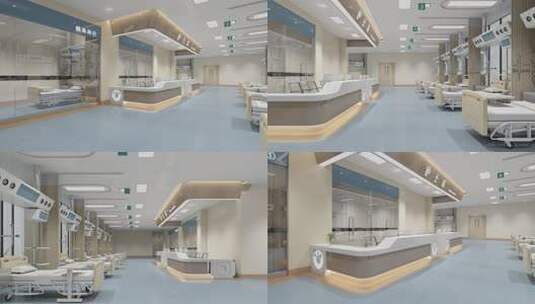 现代医院住院部病房合集高清在线视频素材下载