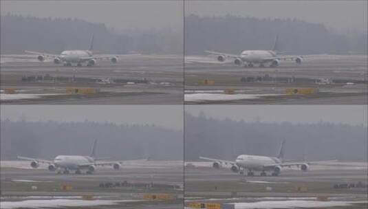 泰国航空飞机起飞高清在线视频素材下载