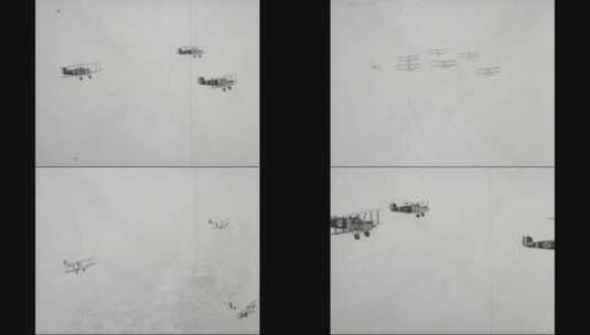 1918年的航天飞机高清在线视频素材下载