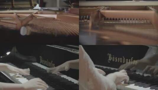 钢琴演奏高清在线视频素材下载