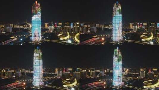 河南郑州城市宣传片地标建筑航拍高清在线视频素材下载