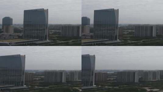 航拍惠州高楼高清在线视频素材下载