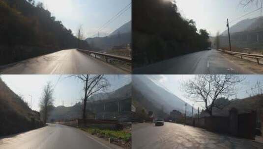 川藏乡村群山公路高清在线视频素材下载