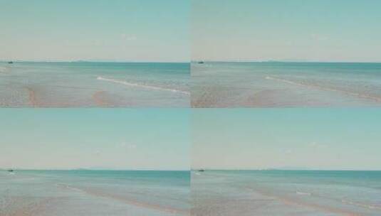 8k实拍夏日海边沙滩唯美空镜高清在线视频素材下载