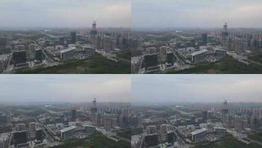 西安沣东新城中俄丝路创新园协同创新港9高清在线视频素材下载