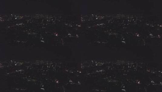 福州鼓楼区夜景航拍高清在线视频素材下载