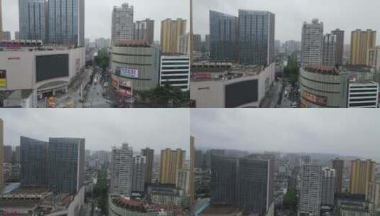 湖南岳阳城市风光宣传片航拍高清在线视频素材下载
