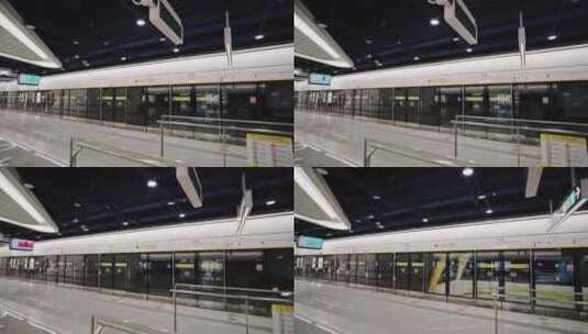 大运枢纽地铁站高清在线视频素材下载