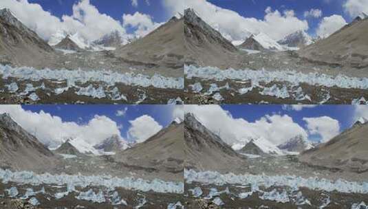 西藏雪山实景拍摄视频素材高清在线视频素材下载