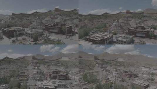 西藏-日喀则-白居寺（D-log）高清在线视频素材下载