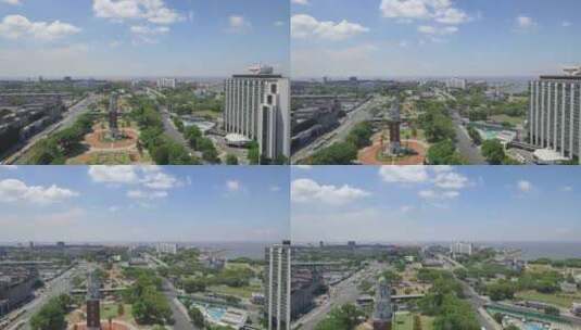 城市纪念碑的风景高清在线视频素材下载