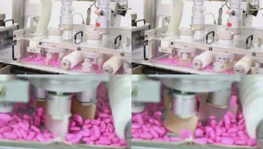 药品生产线高清在线视频素材下载