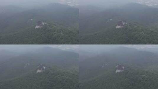 祖国大好河山安徽滁州琅琊山航拍高清在线视频素材下载