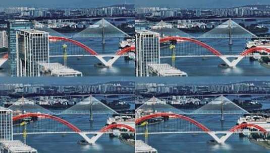 广州新光大桥 番禺大桥23高清在线视频素材下载